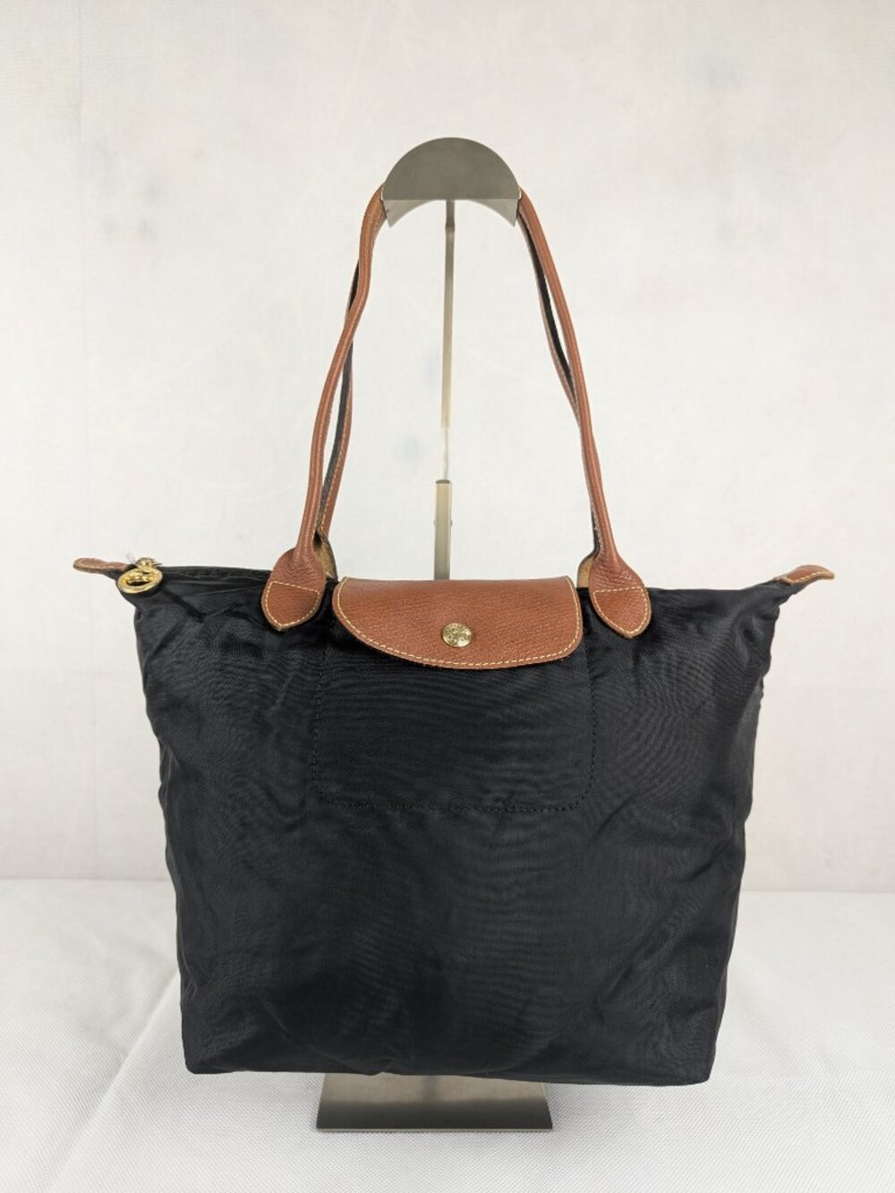 100% Authentic Longchamp Le Pliage Tote – Preowned Black Nylon Shoulder bag
